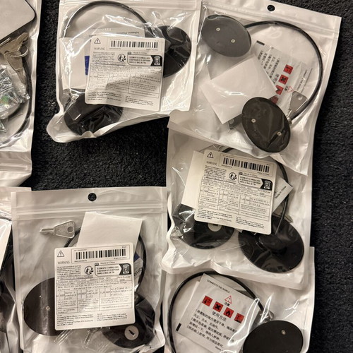 Security Locks with Cable and Key for Commercial Refrigerators Set of 16 new
