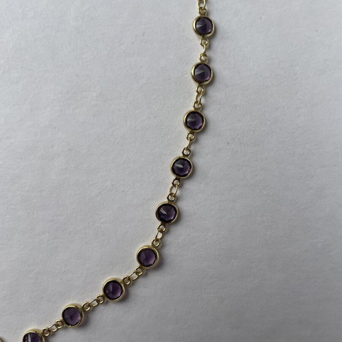 Necklace with pink stones new, Anna Maria Mazaraki