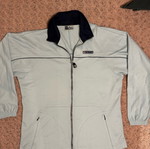 Asics sports jacket like new, size L-XL, black and turquoise