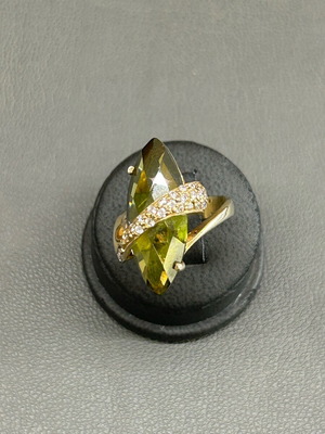 Silver ring used, size 55