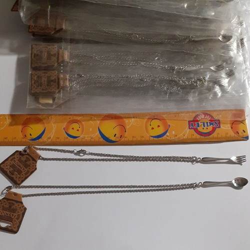 Pack of 200 silver metal pendants