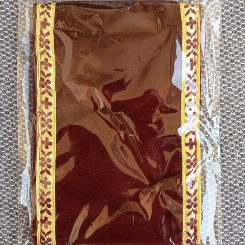 Fabric case for pectoral cross or engolpion, new