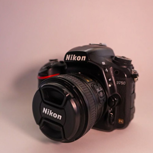 Nikon D750 camera with Nikkor 50mm f1.8 lens