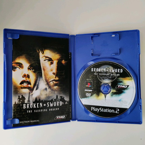 Broken Sword The Sleeping Dragon for Playstation 2 with small crack on case