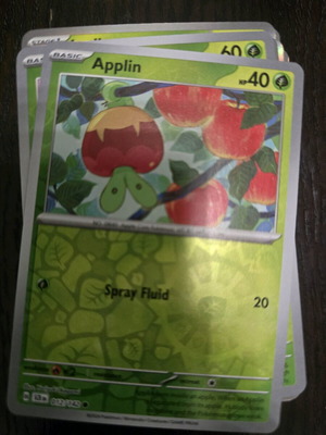 Applin Pokemon card new