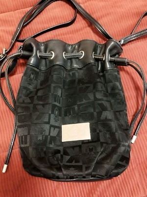 Kem crossbody bag used in black color with logo