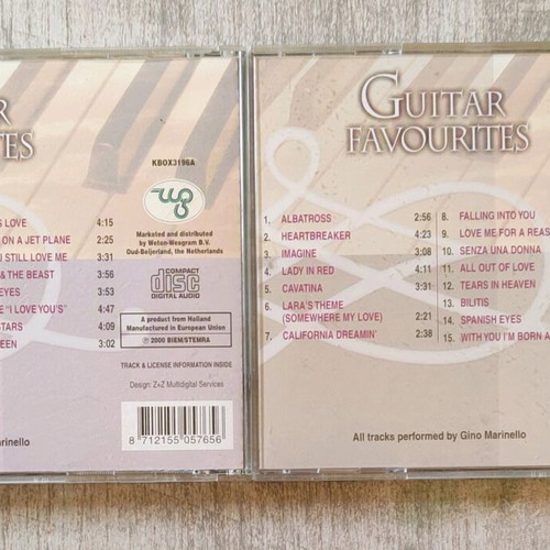 Guitar favourites 2 CD used in good condition