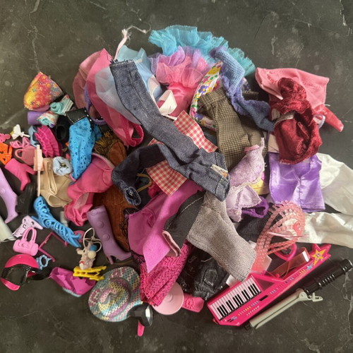 Doll clothes and accessories used