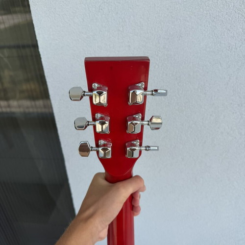 Jacky Jackson electro-acoustic guitar, red sunburst