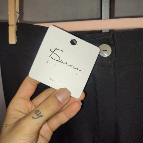 Barni Saeni black classic pants new with tag size 38