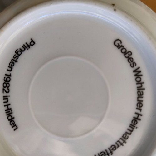 Ceramic coaster, 10 cm diameter