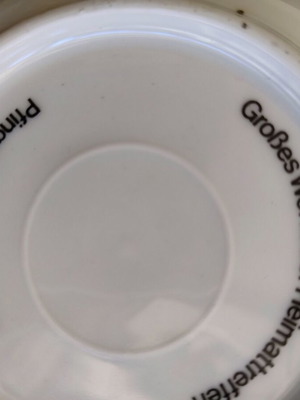 Ceramic coaster, 10 cm diameter