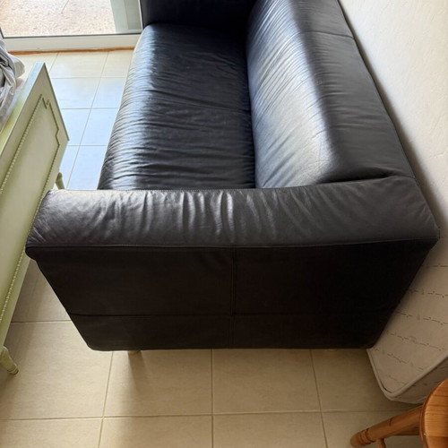 Ikea leather sofa