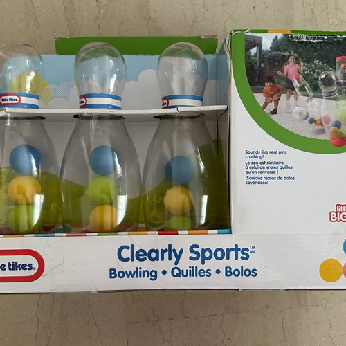 Little Tikes Clearly Sports Bowling set like new
