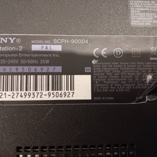 PlayStation 2 Slim used, does not read discs, console only