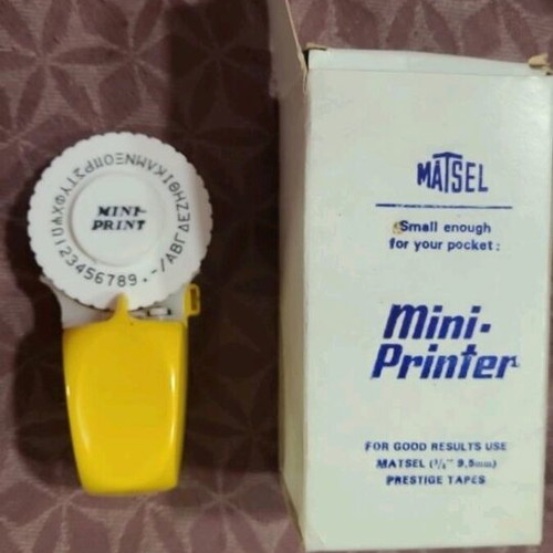 Mini-Printer vintage, new