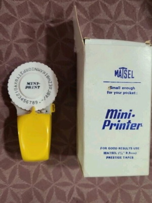 Mini-Printer vintage, new
