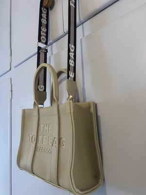 Trendyol Tote Bag Medium Size Cream Shoulder Strap New