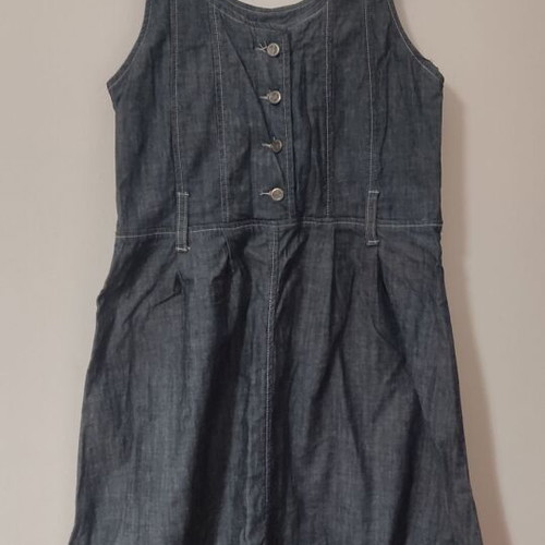 Denim Medium Cotton Dress like new, gray and blue