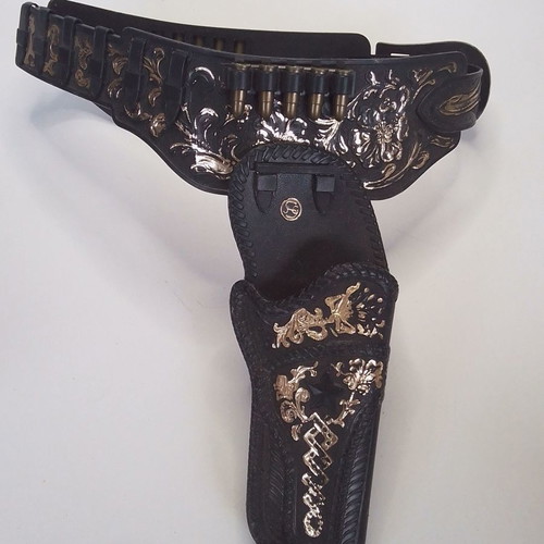 Vintage Colt Cowboy Ideal J.G Schrodel gun holster belt used