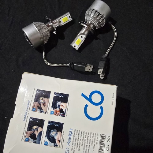 LED Car Lighting Kit H4 C6 LED, H1 LED & RGB T10 with Remote