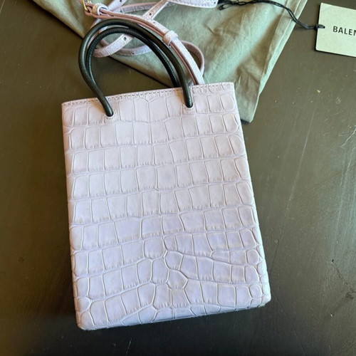 Balenciaga bag like new, purple and black
