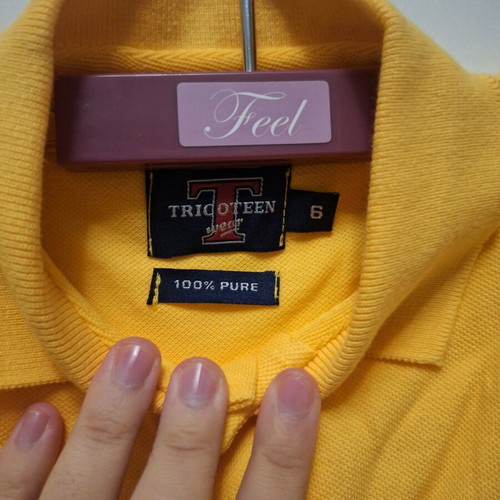 Tricoteen kids t-shirt new, yellow