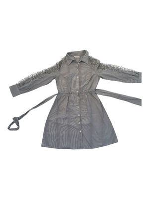 Toi&moi shirt dress large with black and white pattern like new