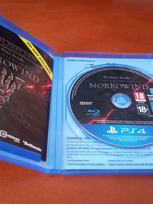 The Elder Scrolls Online Morrowind PS4 used, well maintained