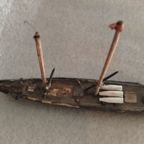 Two vintage ships