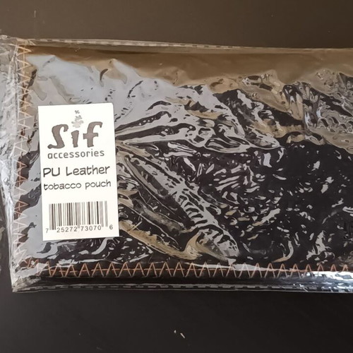 Sif Tobacco Case new, PU leather, black and cypress green