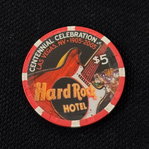 Hard Rock Hotel Casino Las Vegas 100 Years Anniversary Chip like new