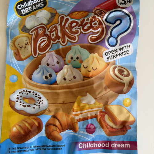 Squishy Bakery mystery bag squishy, random design, 1 piece