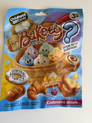 Squishy Bakery mystery bag squishy, random design, 1 piece