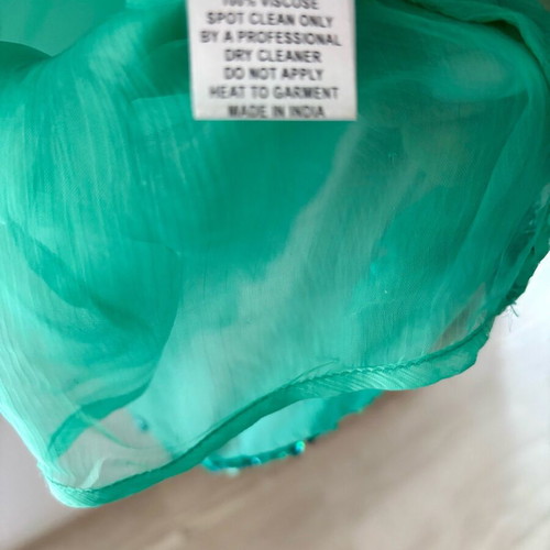 Anna Riska tunic like new, green and turquoise, size XL