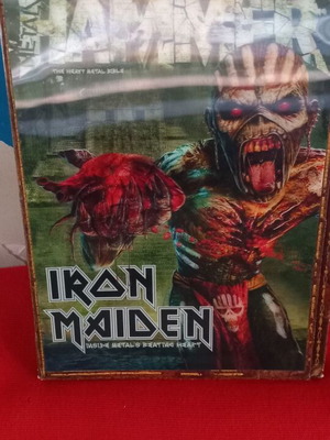 Metal Hammer Iron Maiden περιοδικό με τρισδιάστατο εξώφυλλο, συλλεκτικό
