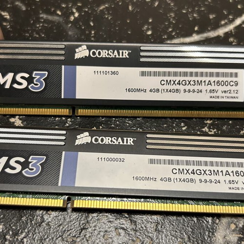 Ram DDR4, DDR3, DDR2, and DDR used modules