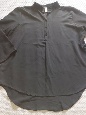 Spring blouse black size 5XL like new