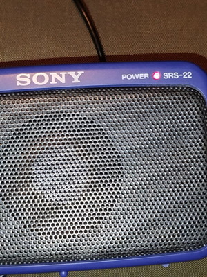 Sony SRS-22 Dual Speaker System μεταχειρισμένο, φορητό Surround Sound Walkman vintage