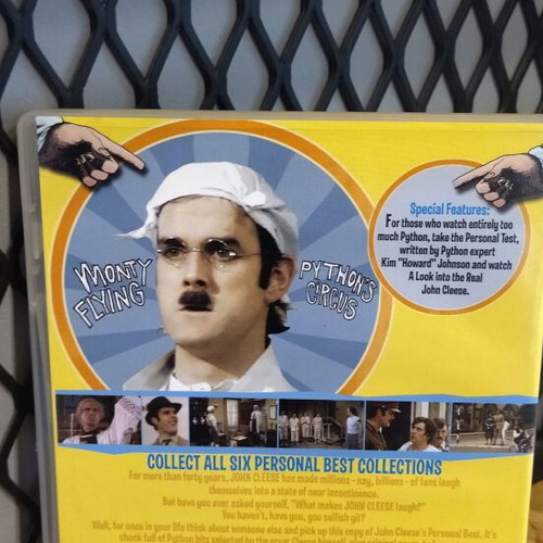 Monty Python's Flying Circus John Cleese's Personal Best DVD like new with Greek subtitles