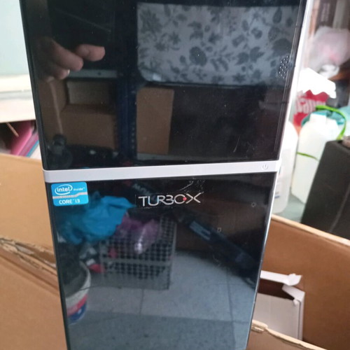 Desktop computer case with Foxconn motherboard used