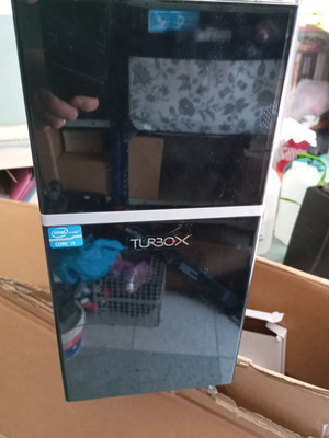 Desktop computer case with Foxconn motherboard used