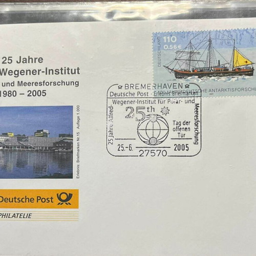 Philatelic covers from Germany like new, collection of 68 in album