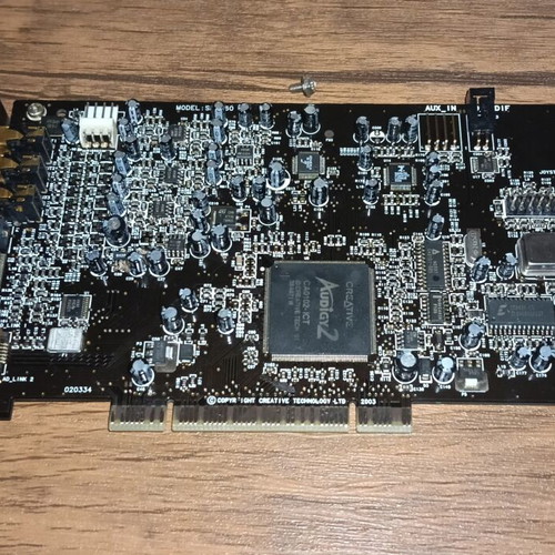 Creative Labs Sound Blaster Audigy 2 SB0360 sound card used, vintage