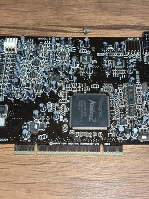 Creative Labs Sound Blaster Audigy 2 SB0360 sound card used, vintage