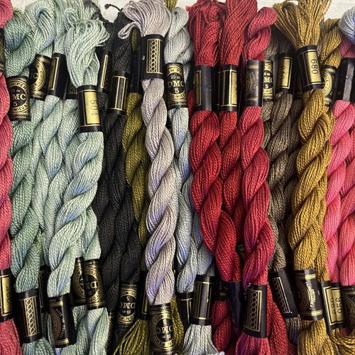 DMC embroidery threads Pearl Cotton No 5 pack of 50 new