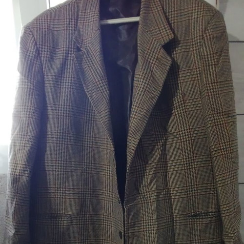 Zak men's checked jacket like new, size XXL, multicolor