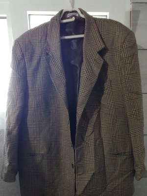 Zak men's checked jacket like new, size XXL, multicolor