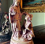  2 Vintage Ασιατικά Αγαλματίδια με 2 γυναίκες