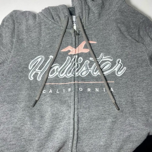 Hollister jacket gray size M like new